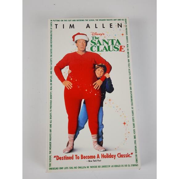 Walt Disney The Santa Clause Tim Allen 1998 Holiday Classic VHS Tape Movie - Picture 1 of 10